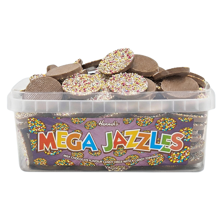 Hannahs Mega Jazzles Tub 600g Pick & Mix Bulk Sweets