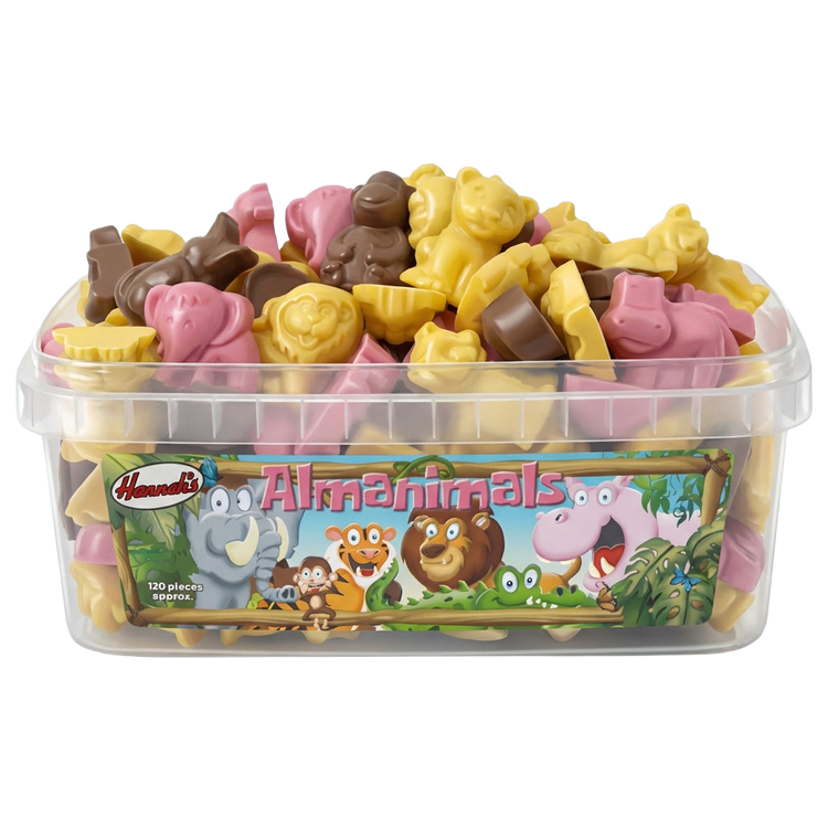 Hannahs Zoo Animals Tub 600g Pick & Mix Bulk Sweets