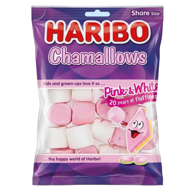 Haribo Chamallow Pink & White Marshmallow 1680g