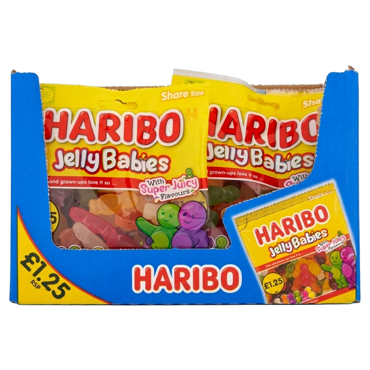 Haribo Jelly Babies Share Size Bags 1680g