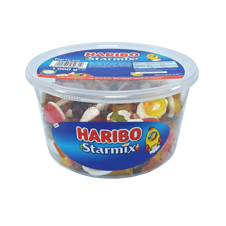 Haribo Starmix Tub 1kg Pick & Mix Bulk Sweets