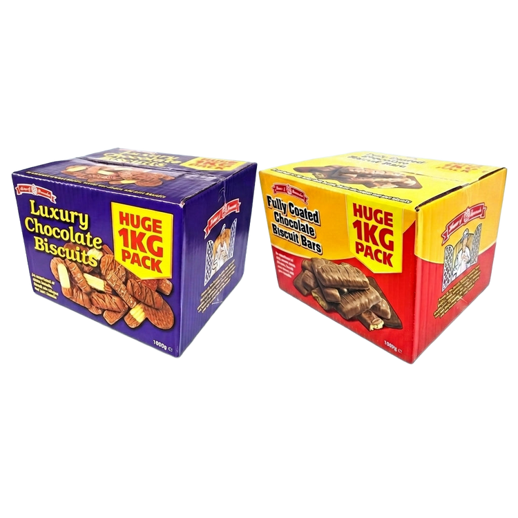 House Of Lancaster Luxury Broken Chocolate Biscuits & Chocolate Coated Biscuits Broken 2kg