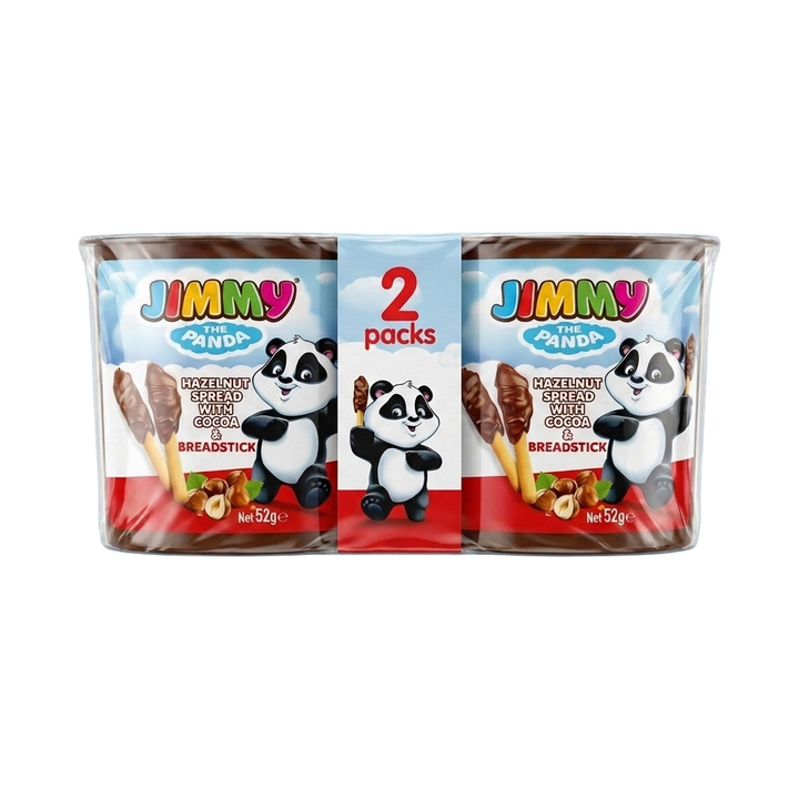 Jimmy The Panda Hazelnut Spread with Cocoa & Breadstick 104g