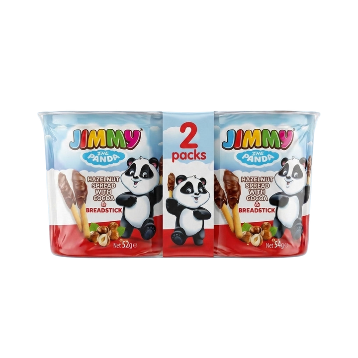 Jimmy The Panda Hazelnut Spread with Cocoa & Breadstick 104g