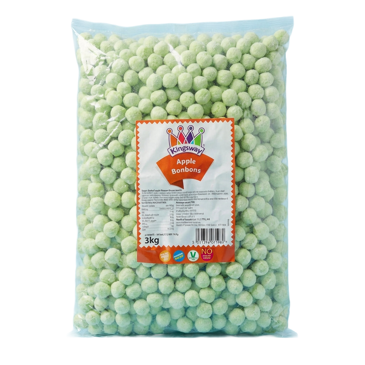 Kingsway Apple Bon Bons 3kg Pick & Mix Bulk Sweets