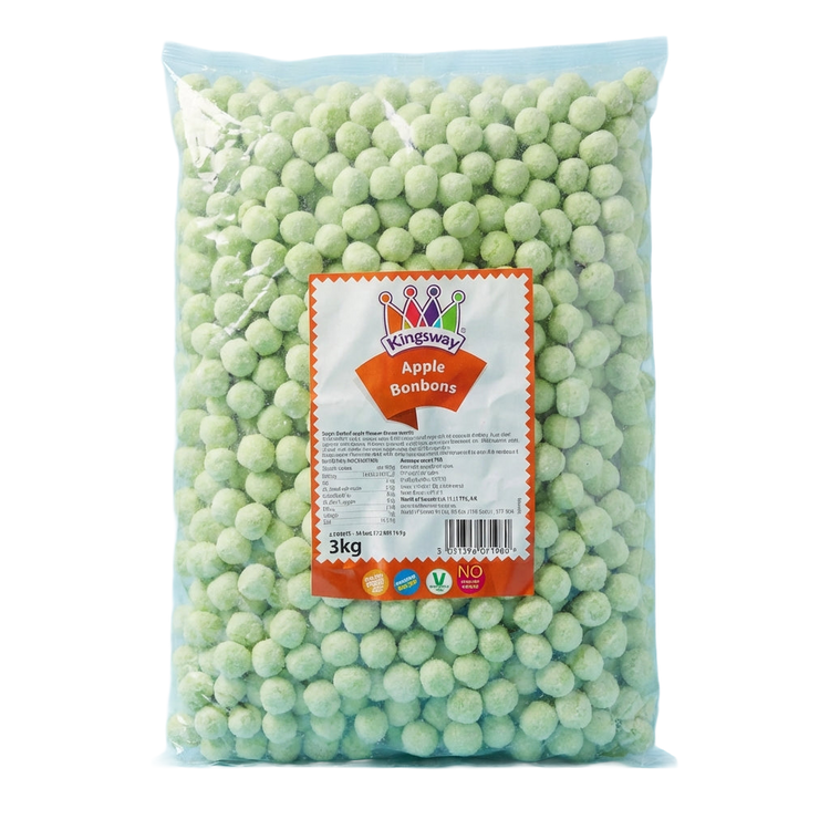 Kingsway Apple Bon Bons 3kg Pick & Mix Bulk Sweets