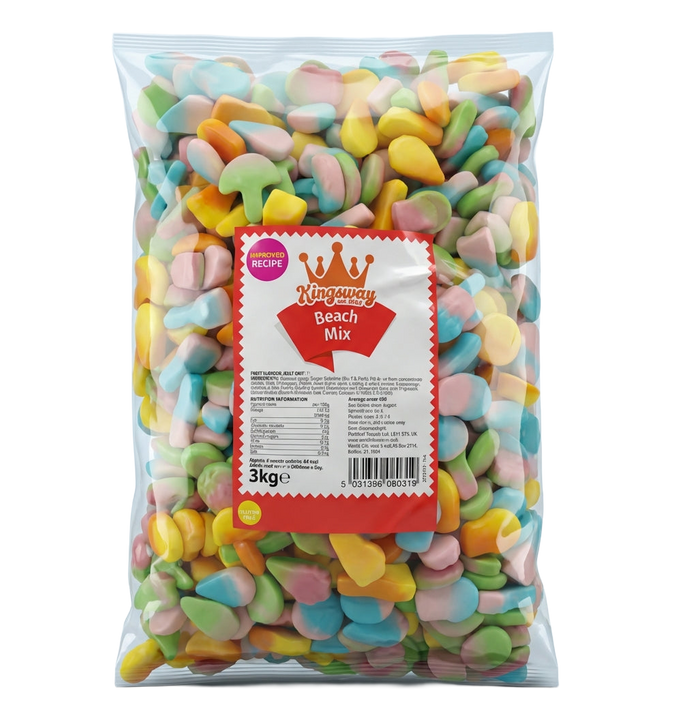 Kingsway Beach Mix 3kg Pick & Mix Bulk Sweets