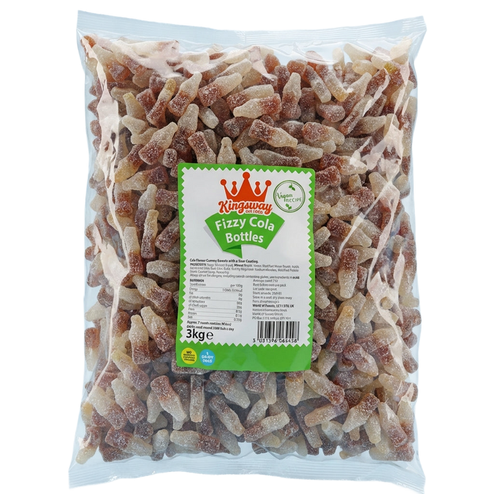 Kingsway Fizzy Cola Bottles 3kg Pick & Mix Bulk Sweets