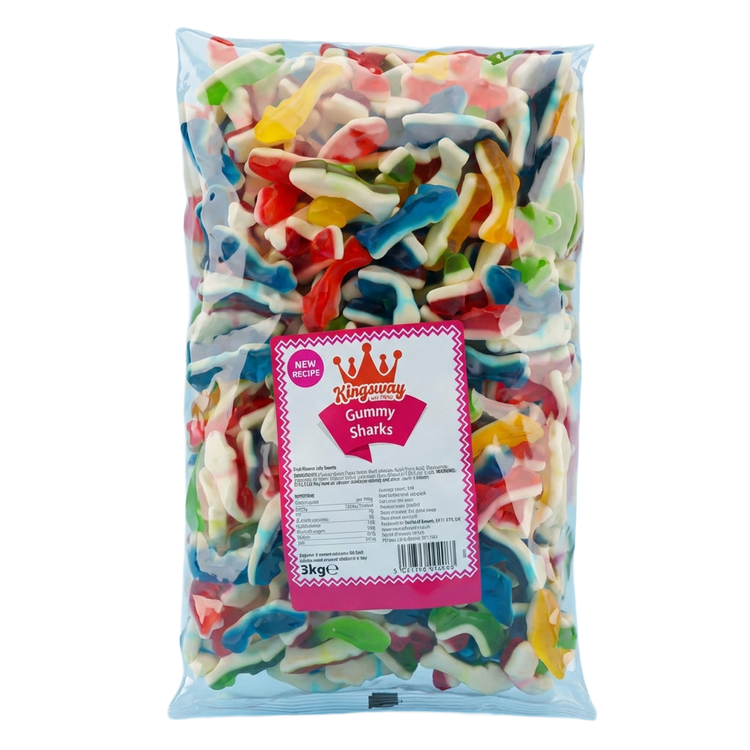 Kingsway Gummy Sharks 3kg Pick & Mix Bulk Sweets