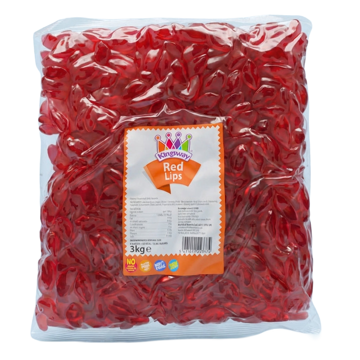 Kingsway Juicy Red Lips 3kg Pick & Mix Bulk Sweets