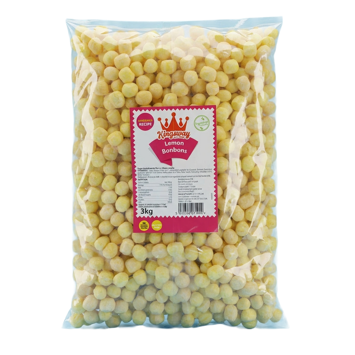 Kingsway Lemon Bon Bon 3kg Pick & Mix Bulk Sweets