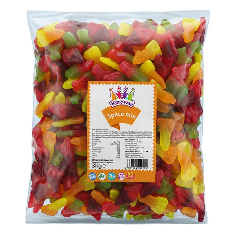 Kingsway Space Mix 3kg Pick & Mix Bulk Sweets