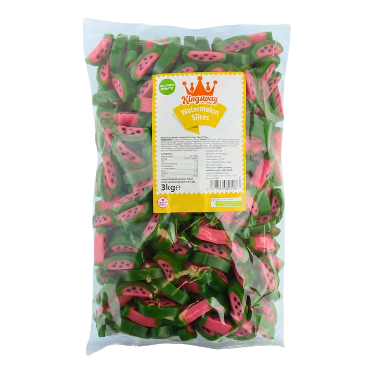Kingsway Watermelon Slices Non Fizzy 3kg Pick & Mix Bulk Sweets