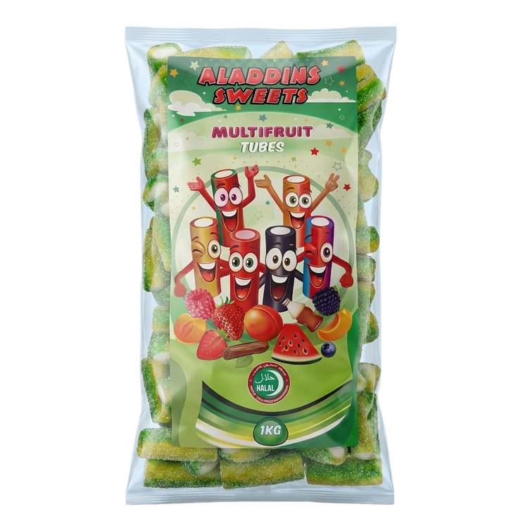 Aladdins Sour Apple Liquorice Bites 1kg