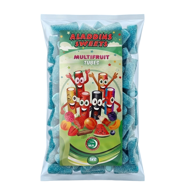 Aladdins Sour Blueberries Liquorice Bites 1kg