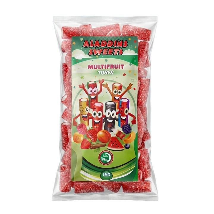 Aladdins Sour Strawberry Liquorice Bites 1kg