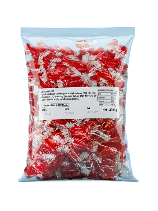Krazy Kandi Aniseed Drops 3kg Pick & Mix Bulk Sweets