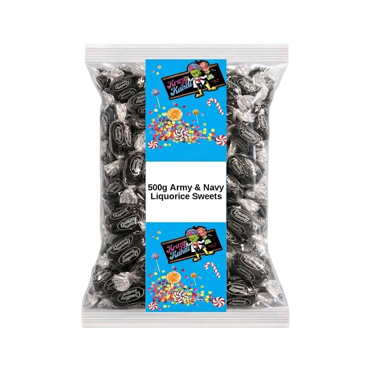 Krazy Kandi Army & Navy Liquorice Sweets 500g
