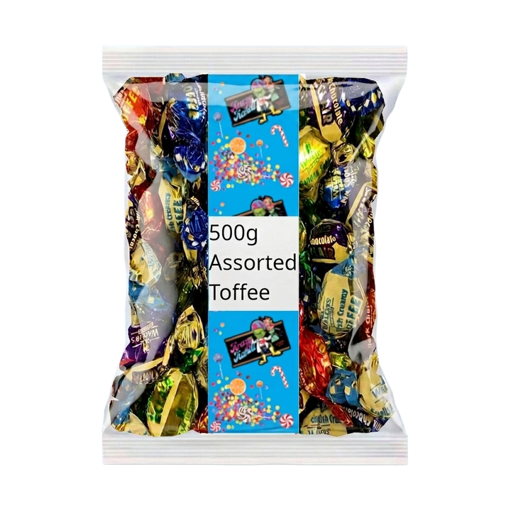 Krazy Kandi Assorted Toffee 500g Pick & Mix Bulk Sweets