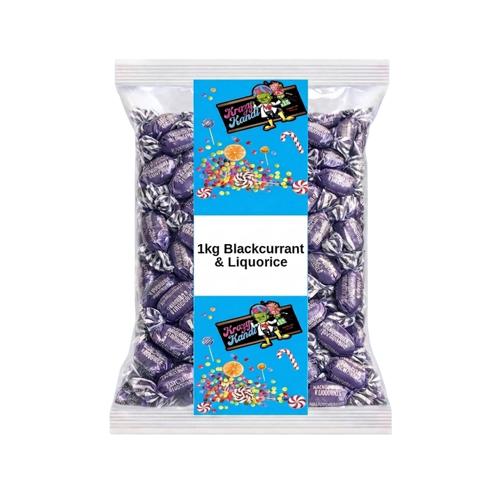 Krazy Kandi Blackcurrant & Liquorice 1kg