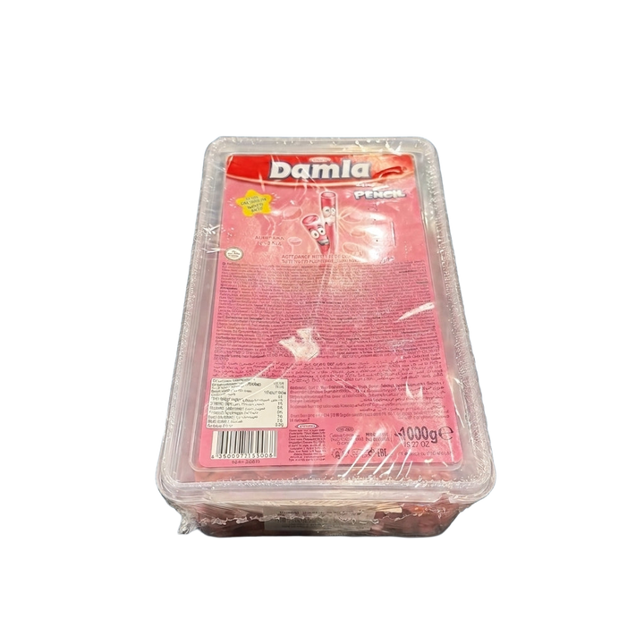 Krazy Kandi Bubblegum Flavour Pencils Tub 1kg