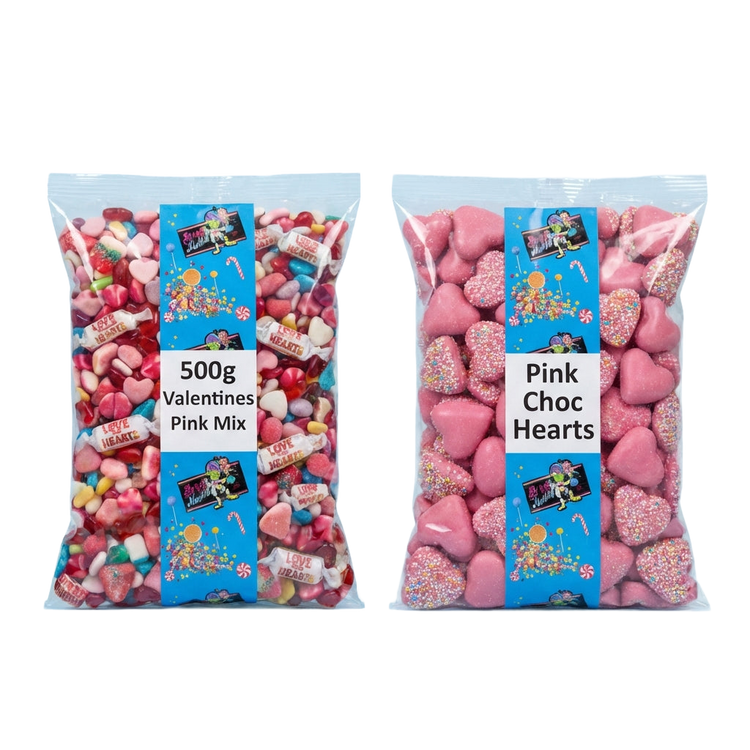 Krazy Kandi Bundle Pink Mix & Pink Chocolate Hearts