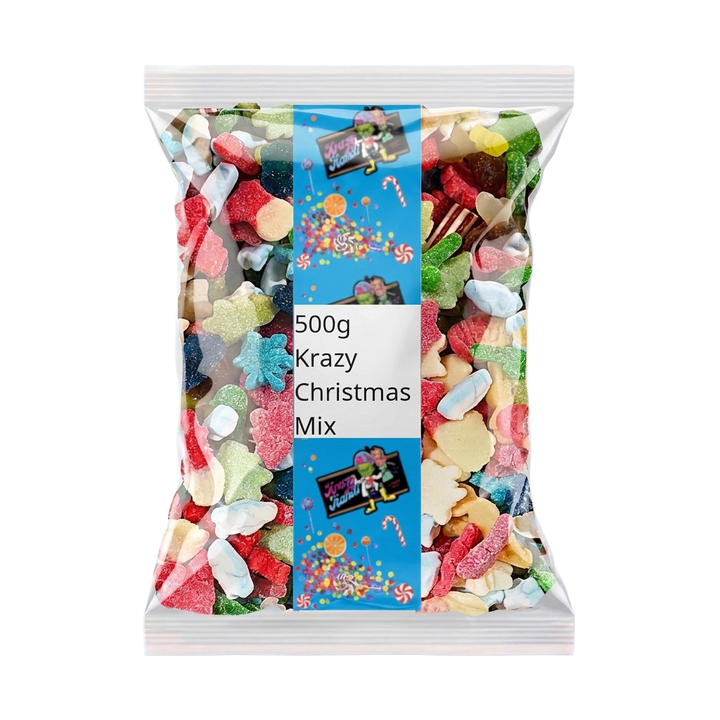Krazy Kandi Christmas Mix 500g Pick & Mix Bulk Sweets