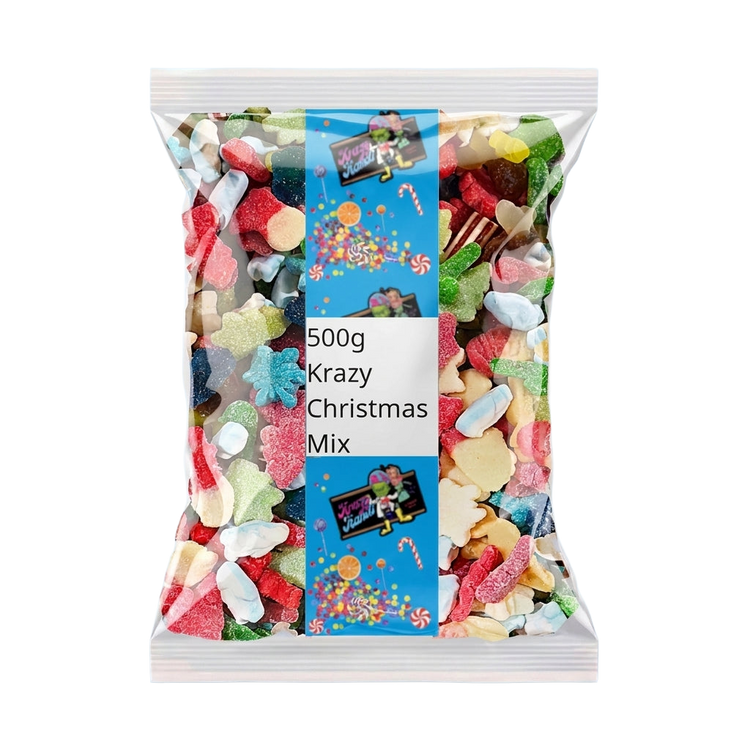 Krazy Kandi Christmas Mix 500g Pick & Mix Bulk Sweets