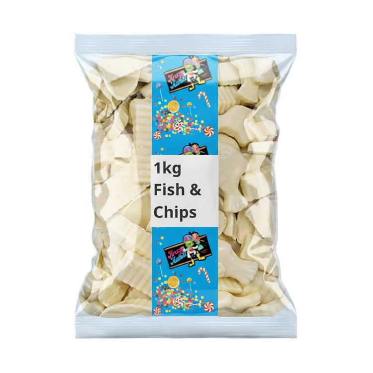 Krazy Kandi Fish & Chips 1kg Pick & Mix Bulk Sweets