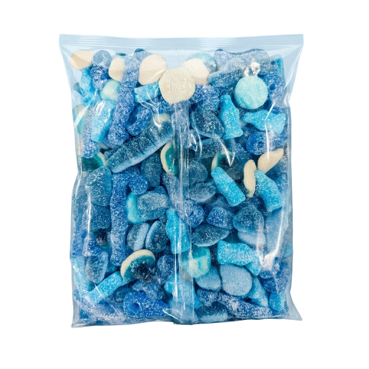 Krazy Kandi Fizzy Blue Mix 1kg Pick & Mix Bulk Sweets