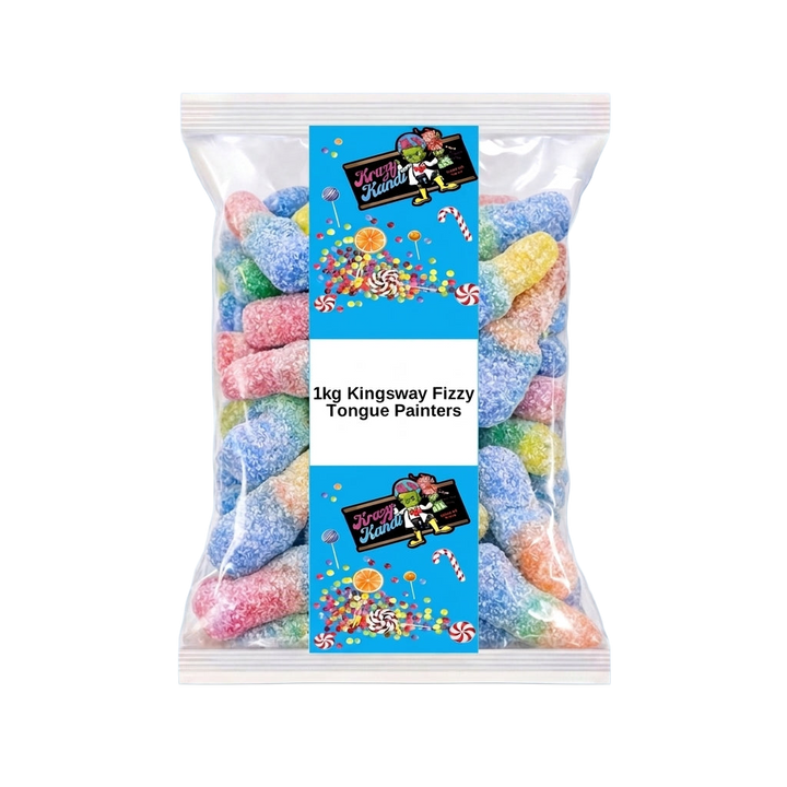 Krazy Kandi Fizzy Tongue Painters 1kg Pick & Mix Bulk Sweets