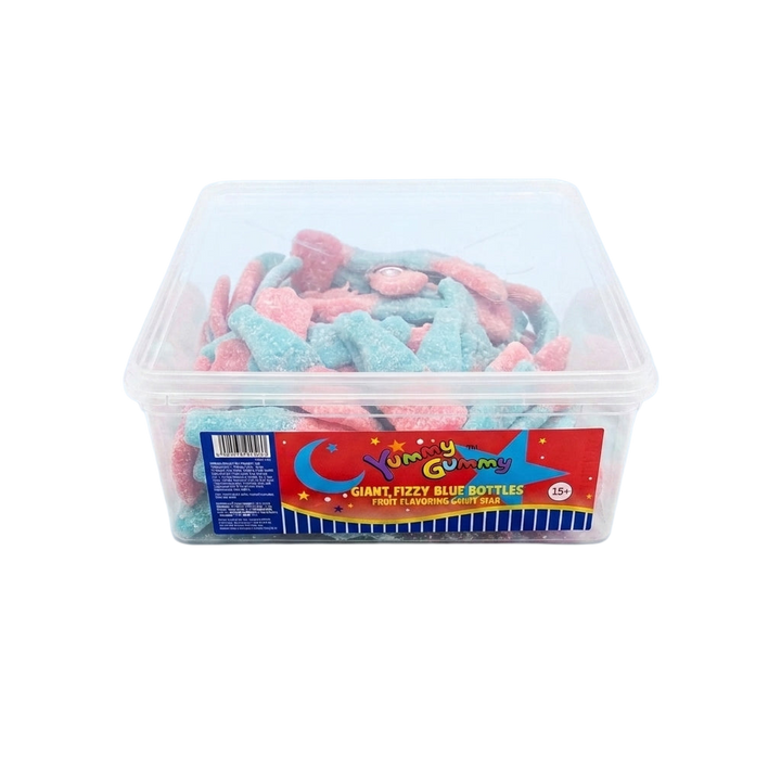 Krazy Kandi Giant Fizzy Pink and Blue Bottles 1kg Pick & Mix Sweets