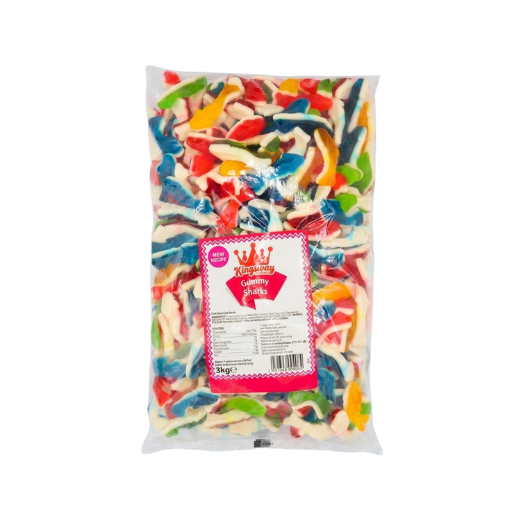 Krazy Kandi Gummy Sharks 3kg Pick & Mix Bulk Sweets