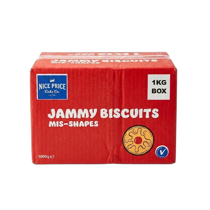 Krazy Kandi Jammy Dodgers Biscuits Mis-Shapes 1kg Pick & Mix Sweets
