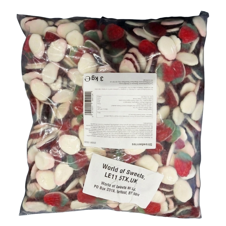 Krazy Kandi Jelly Strawberries 3kg