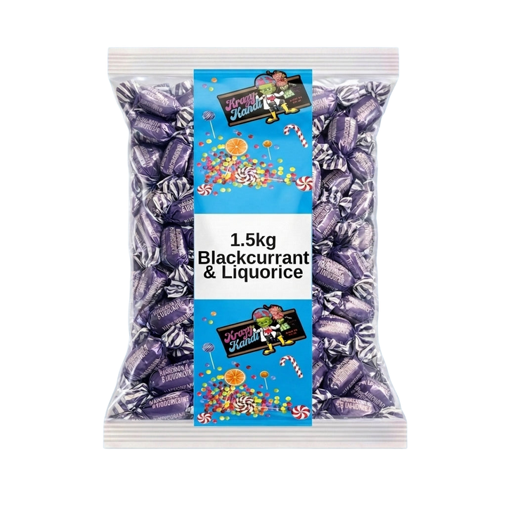 Krazy Kandi Blackcurrant & Liquorice 1500g