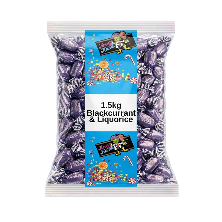Krazy Kandi Blackcurrant & Liquorice 1500g