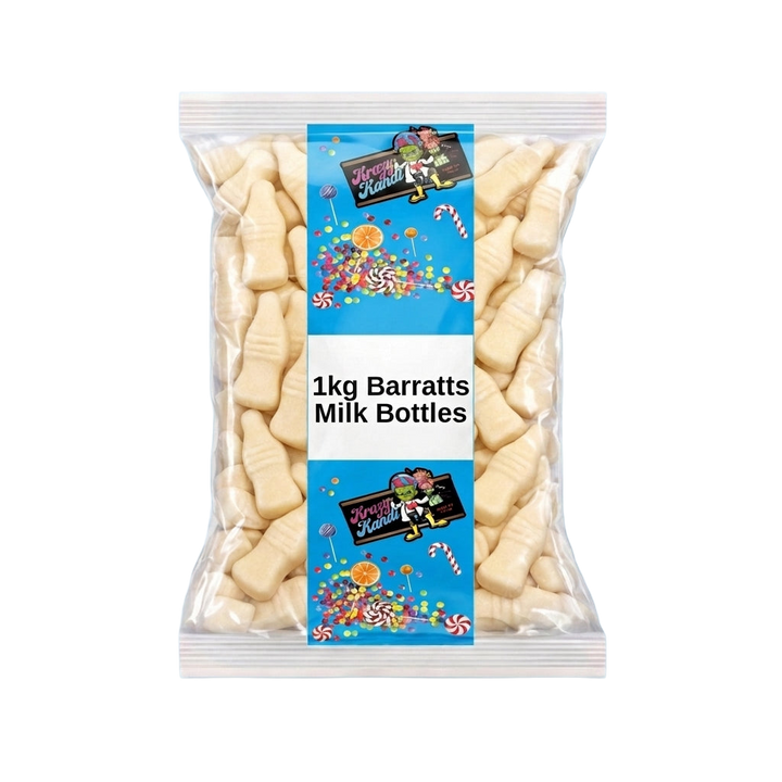 Krazy Kandi Milk Bottles 1kg Pick & Mix Bulk Sweets