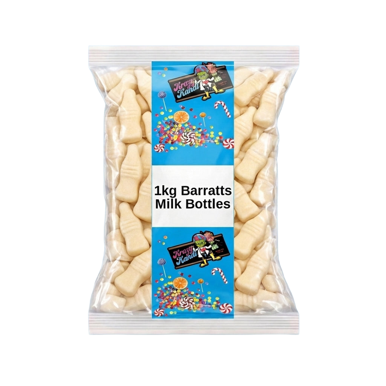 Krazy Kandi Milk Bottles 1kg Pick & Mix Bulk Sweets