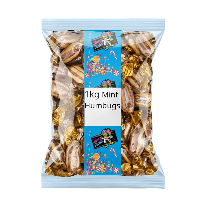 Krazy Kandi Mint Humbugs 1kg Pick & Mix Bulk Sweets