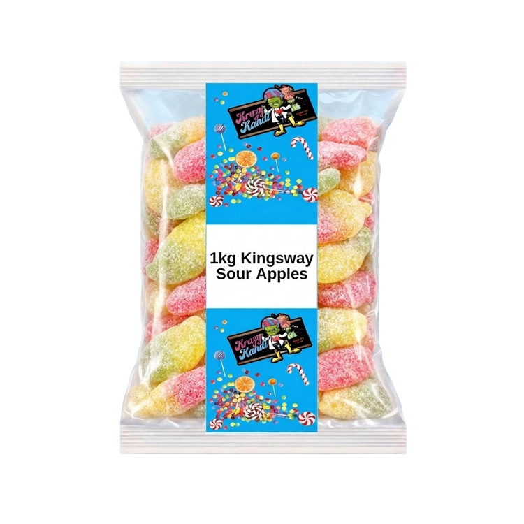 Krazy Kandi Sour Apples 1kg Pick & Mix Bulk Sweets