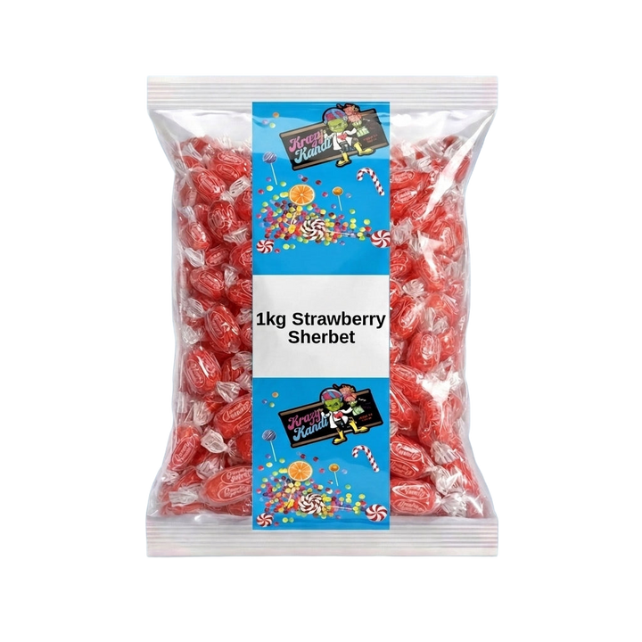 Krazy Kandi Strawberry Sherbet 1kg