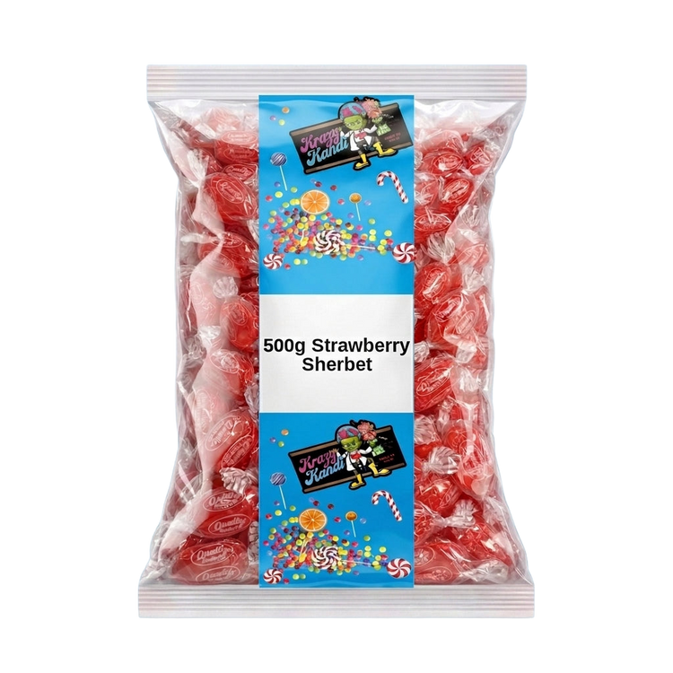 Krazy Kandi Strawberry Sherbet 500g
