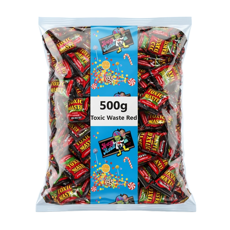 Krazy Kandi Toxic Waste Red 500g Pick & Mix Bulk Sweets