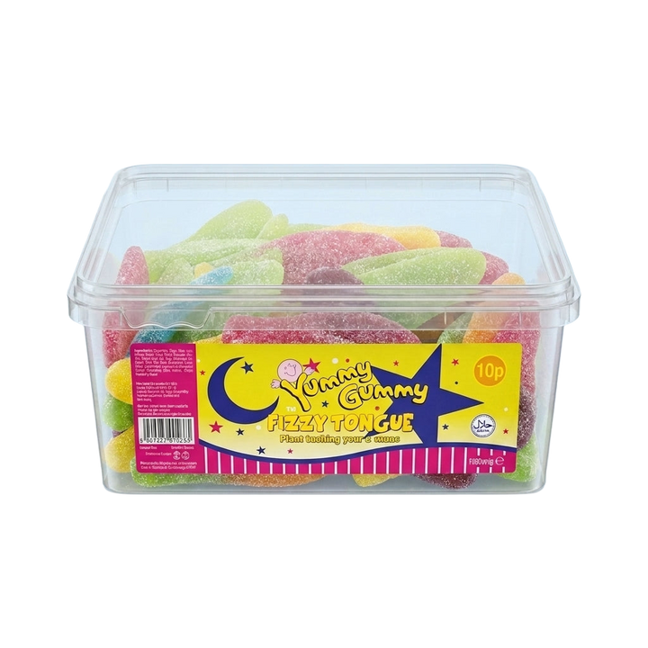 Krazy Kandi Yummy Gummy Fizzy Tongues 1kg Pick & Mix Bulk Sweets