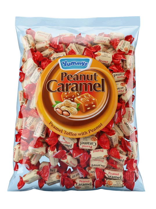 Yummys Peanut Caramel Toffee 1kg Pick & Mix Bulk Sweets