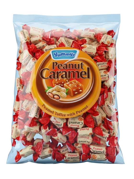 Yummys Peanut Caramel Toffee 1kg Pick & Mix Bulk Sweets