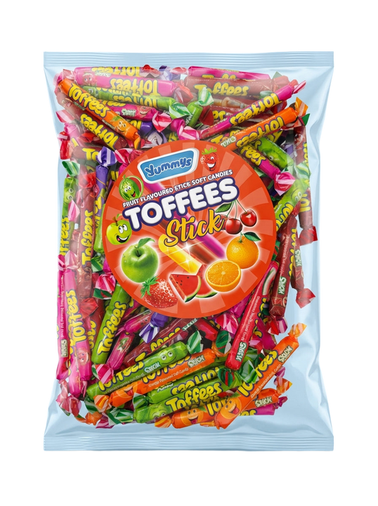 Yummys Toffee Sticks Fruit 1kg Pick & Mix Bulk Sweets