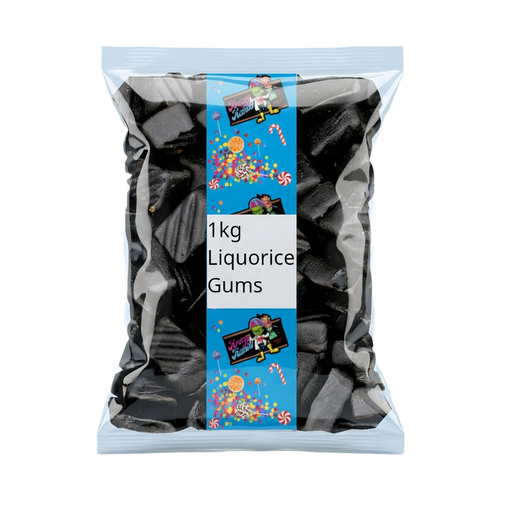 Lions Liquorice Gums 1kg Pick & Mix Bulk Sweets