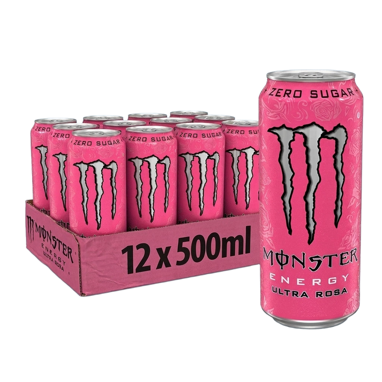 Monster Energy Ultra Rosa Zero Sugar 12 x 500ml